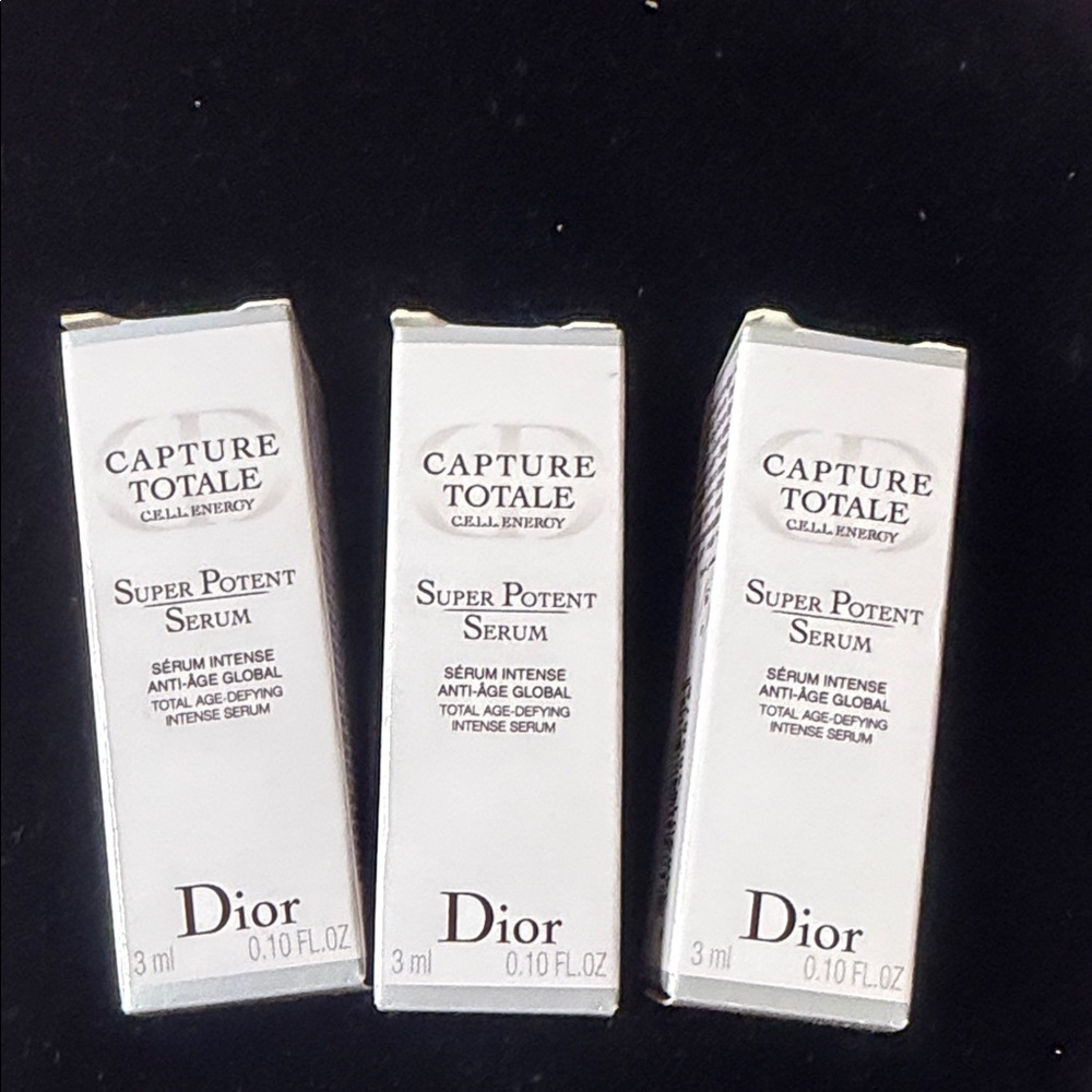 3x Dior Capture Totale Serum super potent